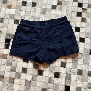 Navy blue shorts, 0, J. Crew